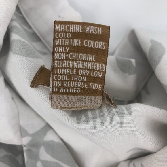 🎈 Bruno Black & White Hawaiian Tropical Print - Picture 8 of 11